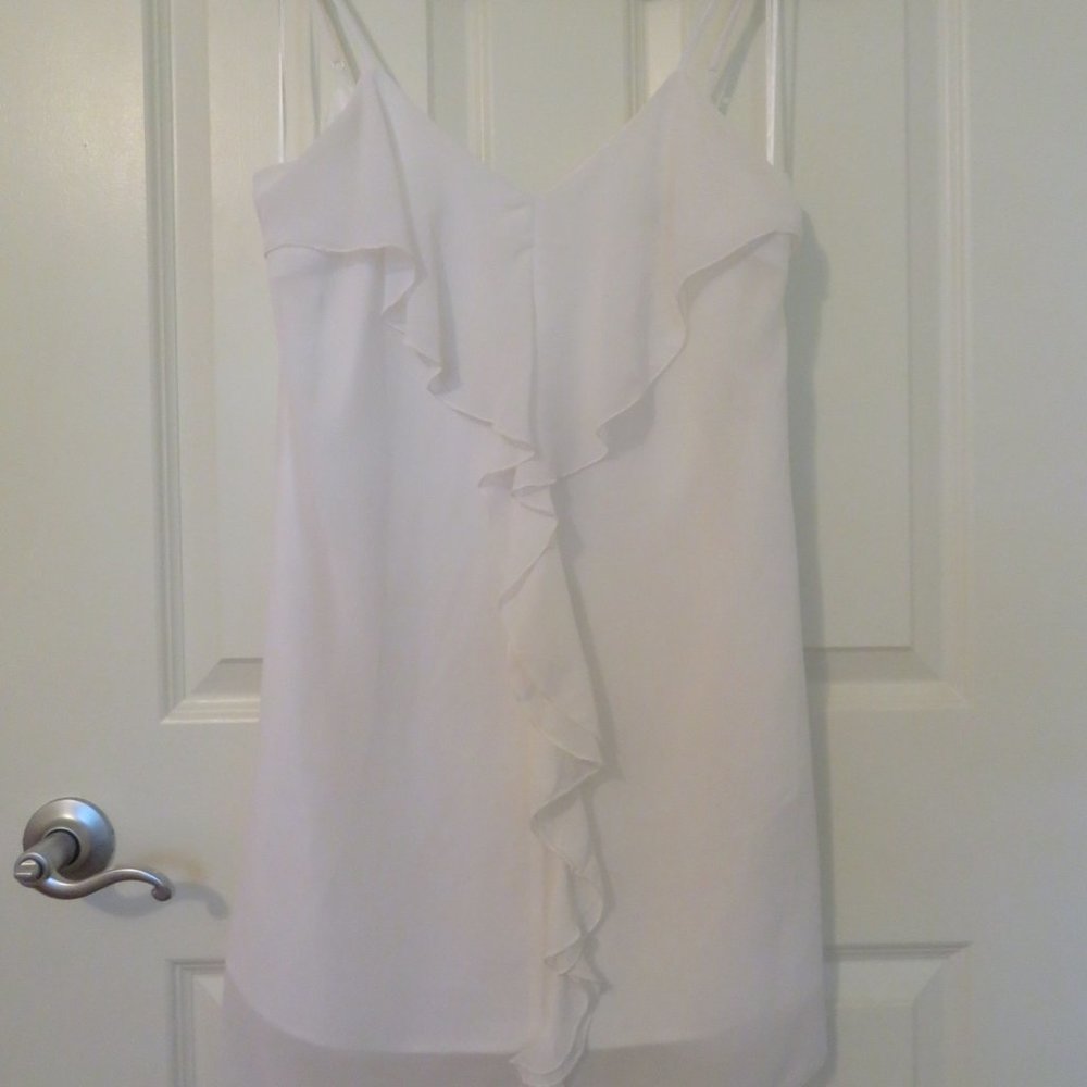 Guess Women's White Sleeveless Mini Dress Size XS
